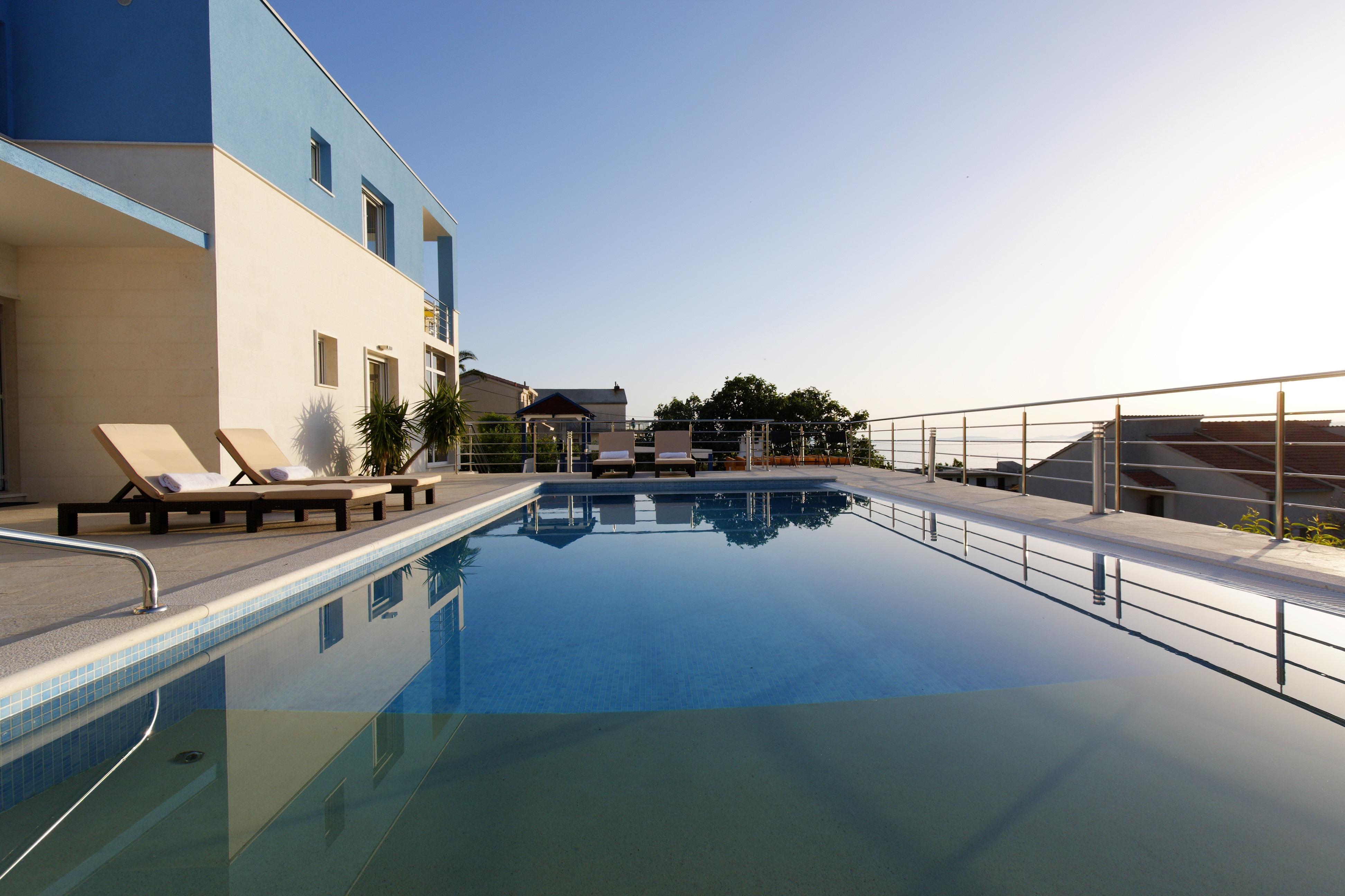 Villa Mermaid Your Croatian Haven With Luxury Pool And Scenic Views Podstrana Exterior photo
